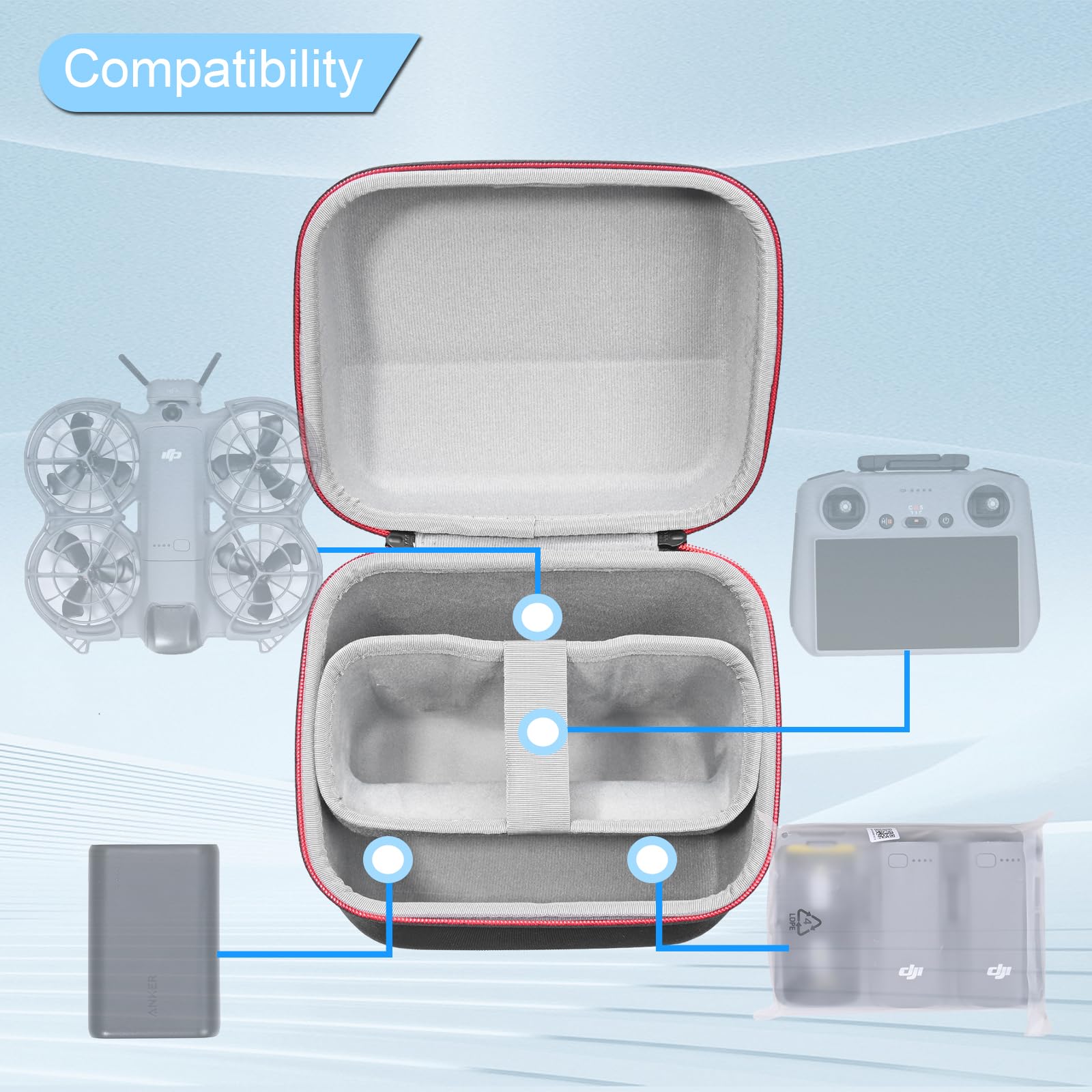 Tragbare Tasche für DJI Neo 2  – Drone Carrying Case Bewertung und Preis